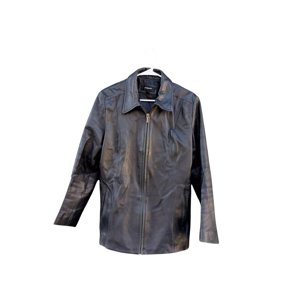 ColeBrook & Co. Outerwear Black 100% Leather Women's Jacket Large